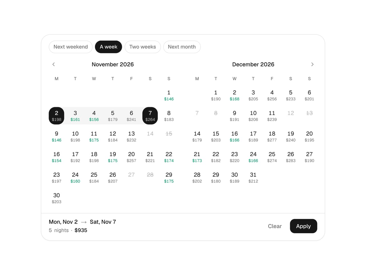 Range Calendar: React component · uibrik